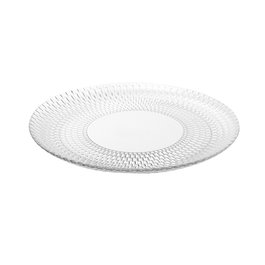 Avet Plato Llano 28 cm - Pack de 6 Unidades - Colección Lukso - Vidrio de Máquina